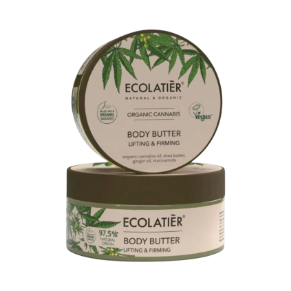 Unt de corp fermitate Organic Cannabis - 200 ml - Ecolatier