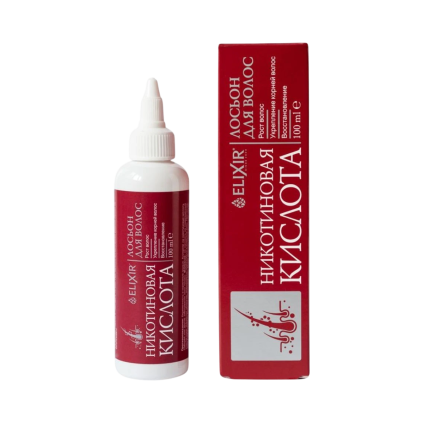 Apă pentru păr cu acid nicotinic - 100 ml - Elixir