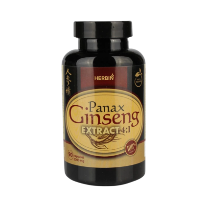 Extract de ginseng 500 mg (Panax ginseng) - 90 capsule - Herbin