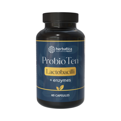 ProBio Lactobacili 10 & Enzime - 60 capsule - Herbatica