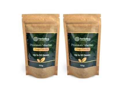 Set redus 2x Chaga siberian premium 100% pulbere