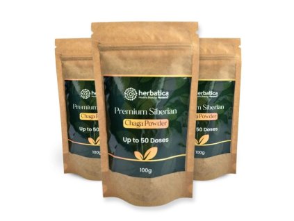 Set redus 3x Chaga siberian premium 100% pulbere