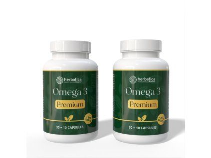 Set avantajos: 2x Omega 3 Premium - 40 capsule - Herbatica