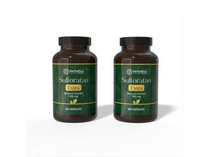 Set avantajos: 2x Sulforafan EXTRA - extract din broccoli 500 mg, 60 capsule - Herbatica