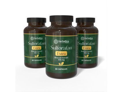 Sulforafan EXTRA - extract din broccoli 500 mg, 60 capsule - Herbatica