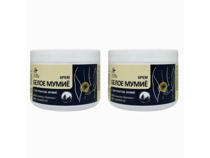 Set redus 2x HORSE POWER cremă:gel WHITE MUM pentru articulații și coloană vertebrală