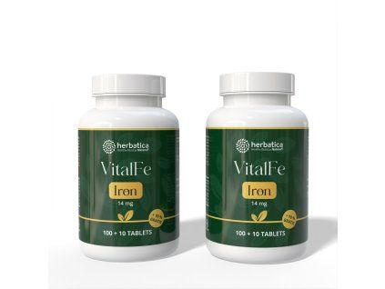 Set Avantajos: 2x Fier 14 mg - 110 comprimate - Herbatica