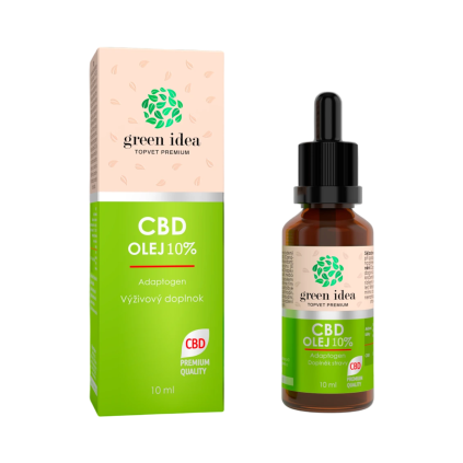 CBD ulei 10% 10 ml - Green idea