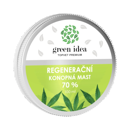 Unguent regenerator cu cânepă 70% 100 ml - Green idea