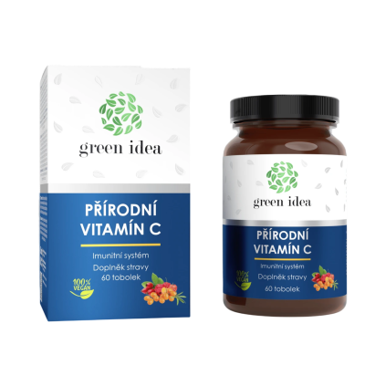 Vitamina C naturală - 60 capsule - Green idea