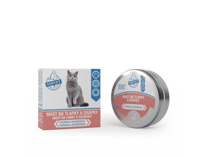 Crema pentru lăbuțe și unghii pentru pisici 30 ml - Green idea