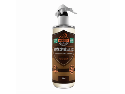 Pieptene și lustru pentru cai 250 ml - Green idea