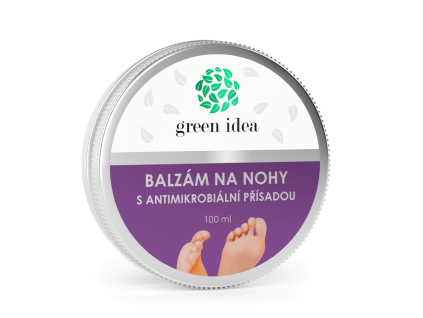 Balsam pentru picioare cu ingredient antimicrobial – 100 ml – Green idea