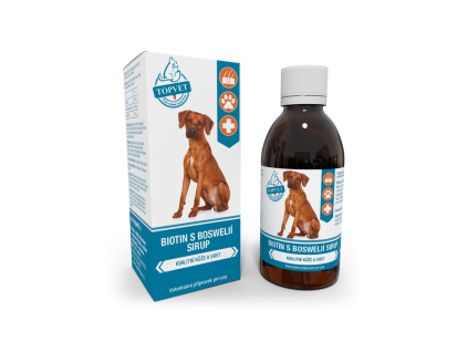 Sirop Biotinaă cu boswelia pentru câini 200 ml - Green idea