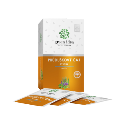 Herbex Bronșic – ceai din plante – 20 pliculețe – Green idea