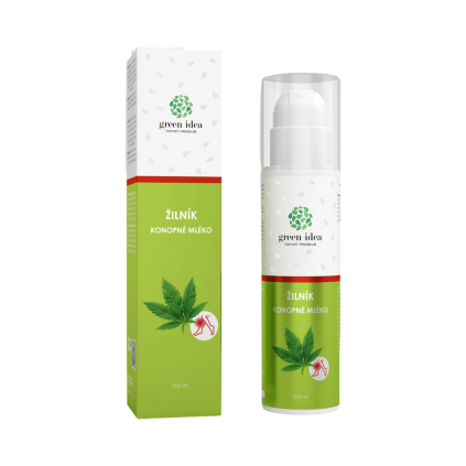 Îngrijire pentru vene – lapte de corp cu cânepă – 200 ml – Green idea