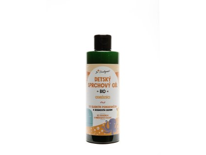 Gel de duș BIO pentru copii PORTOCALĂ - 200 ml - Dr. Feelgood
