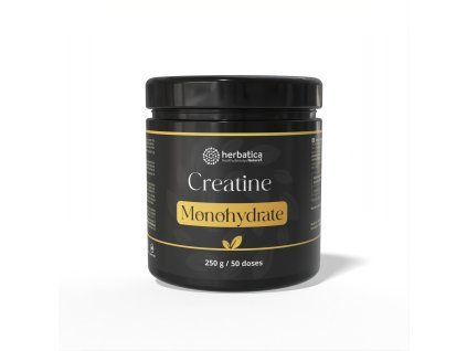 100% Monohidrat de Creatină Pulbere 250g - Herbatica
