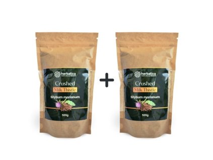 Set redus 2x 100% fin măcinat silimarina 500g Herbatica