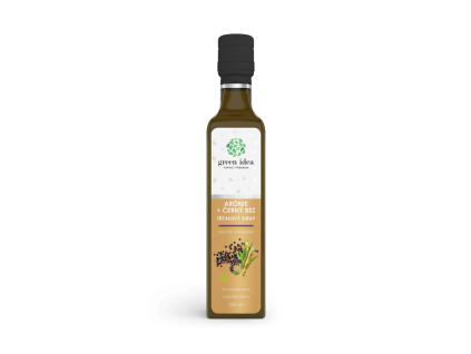 Sirop Aronia+soc negru trestie 250 ml - Green idea