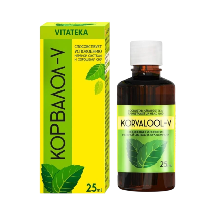 Corvalol-V – picături din plante – 25 ml – Vitateka