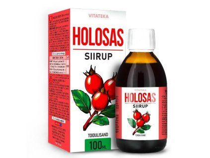 Holosas – sirop de măceșe cu acid malic – 100 ml – Vitateka