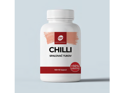Chilli Arzător de grăsimi - 110 capsule - Dr. Fleming