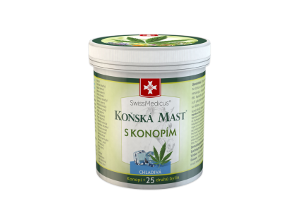 Unguent de cal cu cânepă răcoritor 250 ml – SwissMedicus