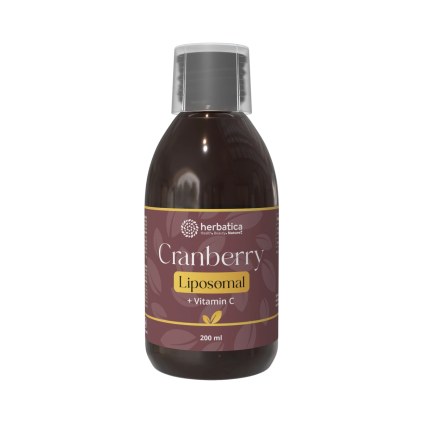 Extract lipozomal de merișor + Vitamina C - 200 ml - Herbatica