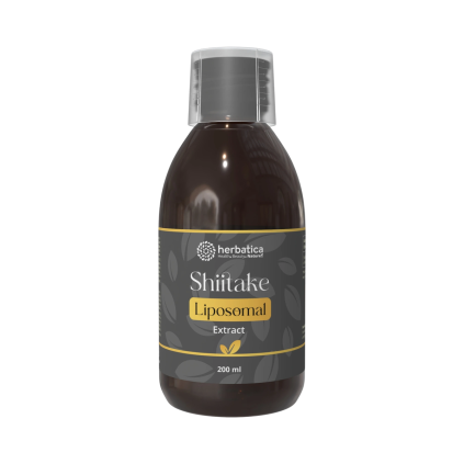 Extract lipozomal de Shiitake (30% polizaharide) - 200 ml - Herbatica