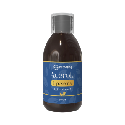 Vitamina C lipozomală & Extract de Acerola Junior - 200 ml - Herbatica