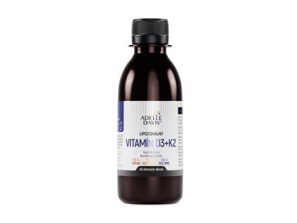Vitamina D3+K2 liposomal 200ml - Adelle Davis
