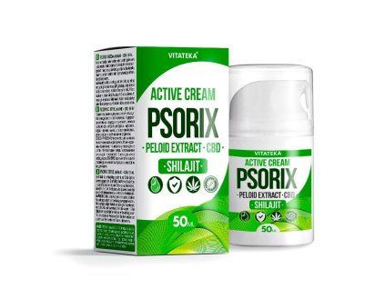 PSORIX cremă activă (CBD + Mumio) – 50 ml – Vitateka