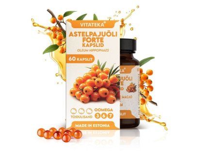 Ulei de cătină Forte – 60 capsule – Vitateka
