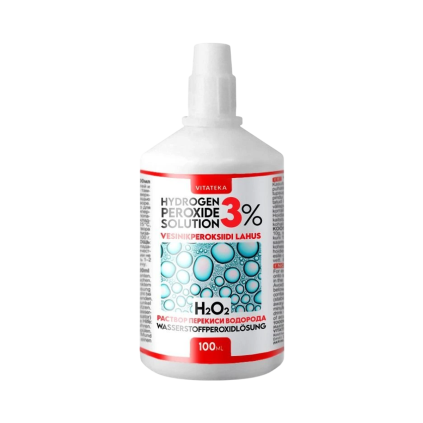 Soluție de peroxid de hidrogen 3% – 100 ml – Vitateka