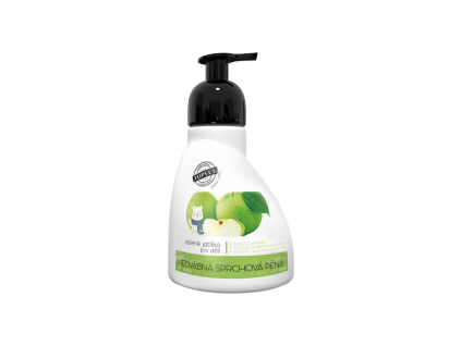 Spumă de duș – măr verde – pentru copii, 300 ml – Green idea
