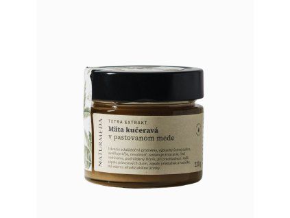 Miere cu mentă creață - 220 g - Naturmeda