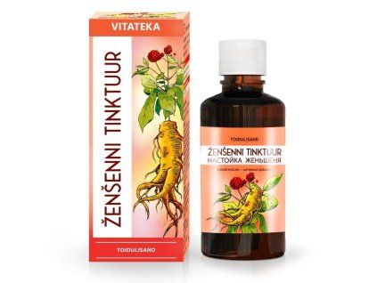 Tinctură din ginseng autentic – 25 ml – Vitateka