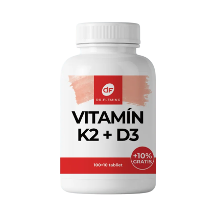 Vitamina K2 100 µg + D3 3000 UI - 110 comprimate - Dr. Fleming