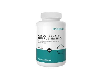 Chlorella + Spirulina BIO 800 comprimate Epigemic®