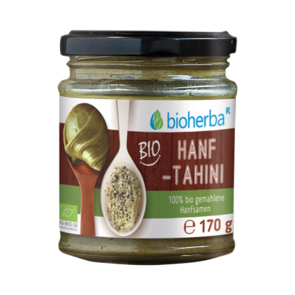 Tahini bio din cânepă 100% – 170 g – Bioherba