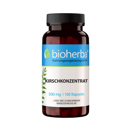 Concentrat de cireșe 500 mg - 100 capsule - Bioherba