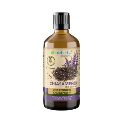 Ulei de chia presat la rece - 100 ml - Bioherba