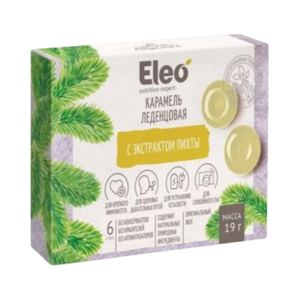 Bomboane caramel cu extract de brad - 6 buc./19 g - ELEO