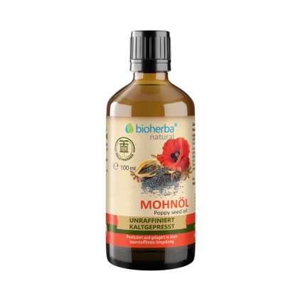 Ulei de mac presat la rece - 100 ml - Bioherba