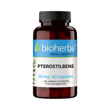 Pterostilben 50 mg – 60 capsule – Bioherba