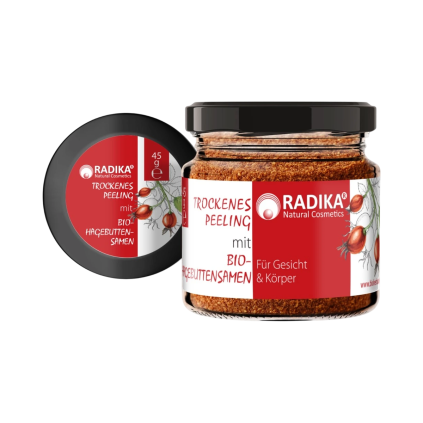 Peeling uscat cu semințe BIO de măceșe - 45 g - Bioherba
