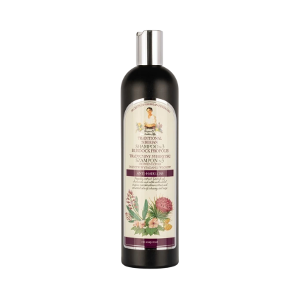 Șampon pentru păr №3 – propolis de brusture - 550 ml - Babička Agafia