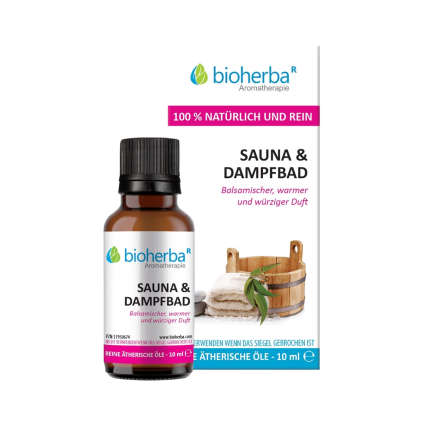 Compoziție aromatică Sauna & baie de aburi - 10 ml - Bioherba
