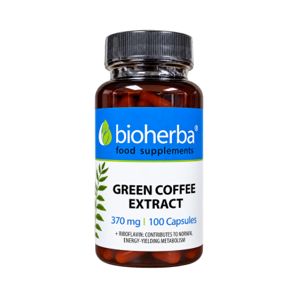 Extract de cafea verde 370 mg – 100 capsule – Bioherba